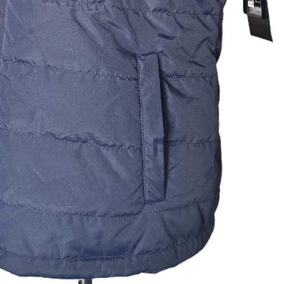 New England Patriots Navy/Gray Reversible Full-Zip Vest Size L - Picture 8 of 16